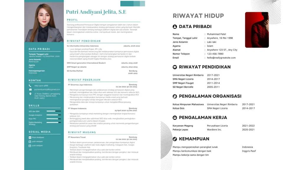 7 Perbedaan CV dan Daftar Riwayat Hidup untuk Melamar Kerja dan Contohnya